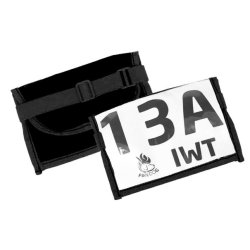 Firedog Armbind  til nummerskilt. Sort